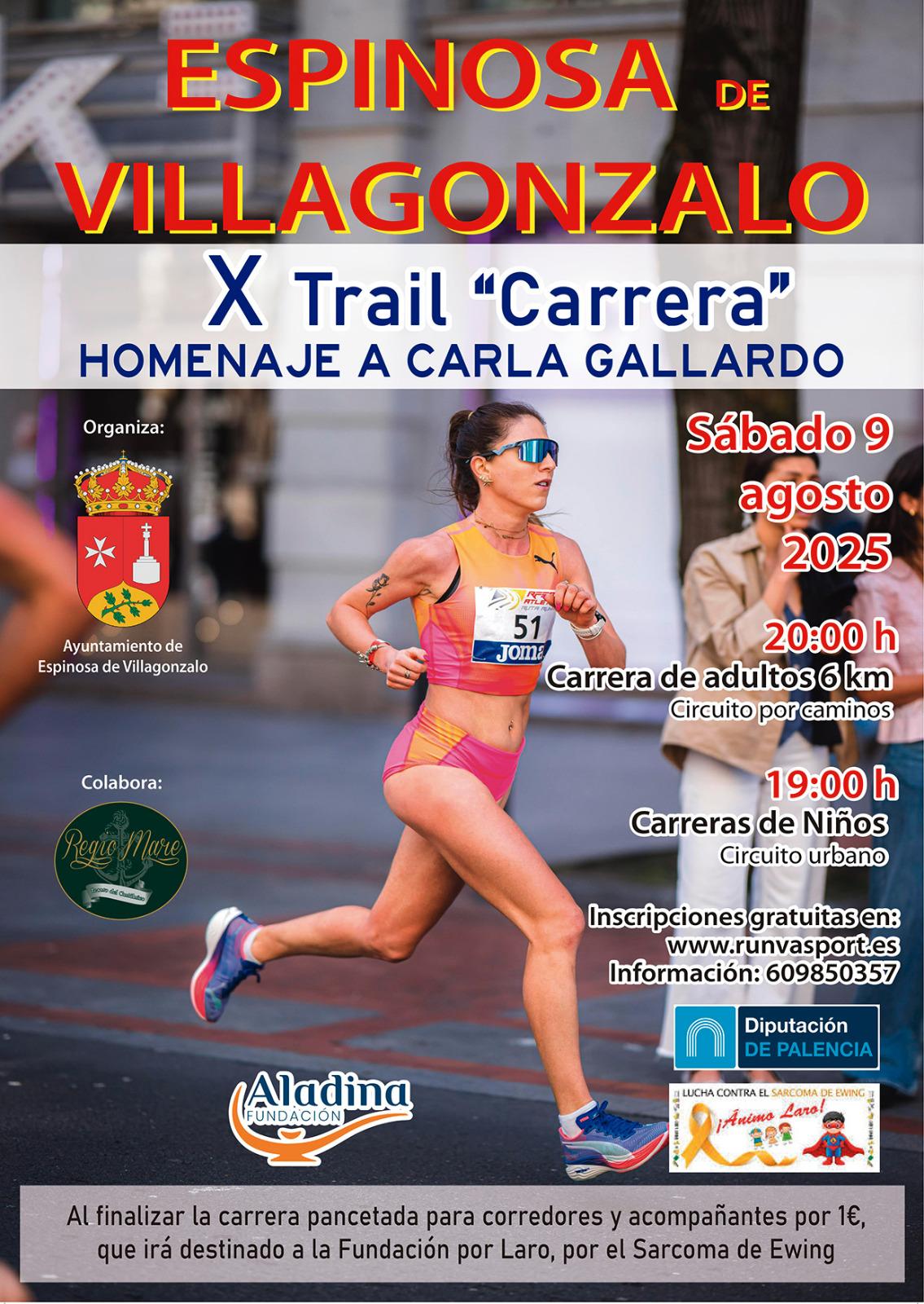 X Trail Carrera Homenaje a Carla Gallardo